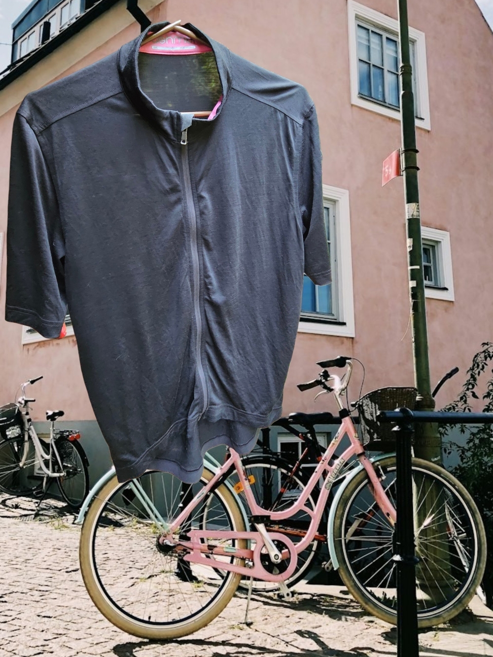 Ashmei Charcoal Short-Sleeve Merino Wool Zip Cycling Jersey